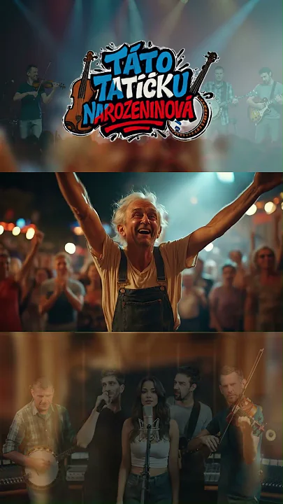 Táto, tatíčku - narozeninová písnička 🎂 Country-Dance dupačka pro tátu k narozeninám - banjo, housle