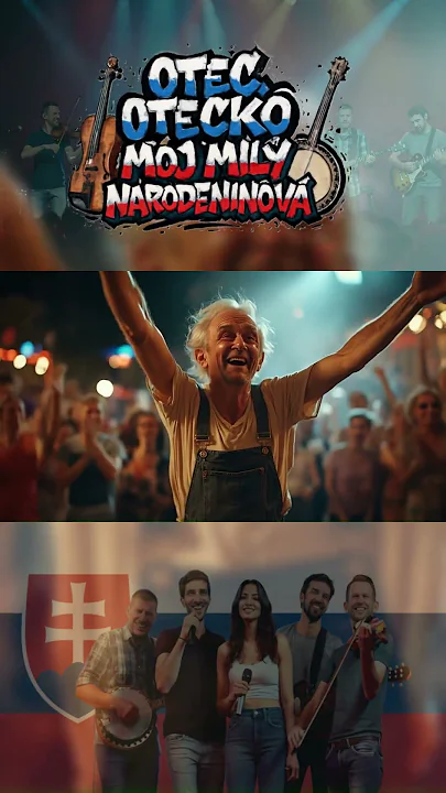 Otec, otecko môj milý Narodeninová Country-dance pieseň pre všetkých ockov