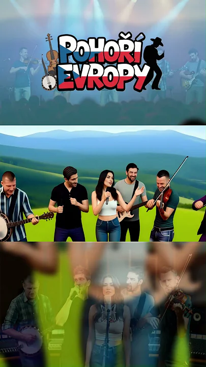 Hory Evropy - Country dance píseň o evropských pohořích od Uralu po Pyreneje s Google Earth Studio