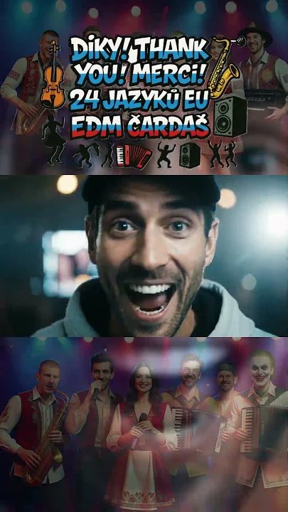 Díky! Thank you! Merci! 24 jazyků EU EDM Čardáš Digital Pilsen 🎶dance music video