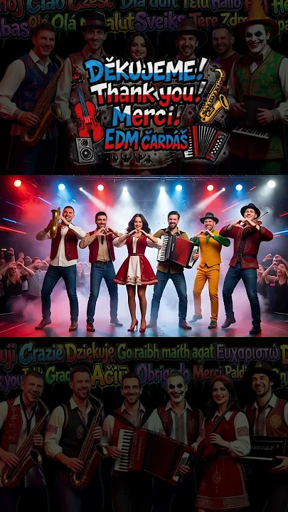 Děkujeme! Thank you! Merci! - Náš poslední EDM čardáš v roce 2025