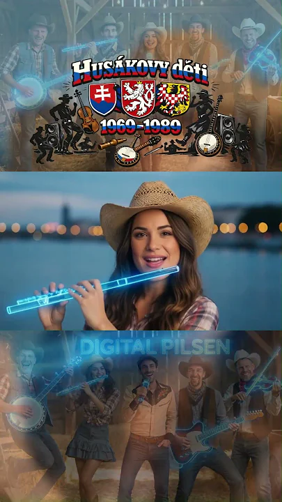 HUSÁKOVY DĚTI 🤠 COUNTRY DANCE 🪕 Generační píseň