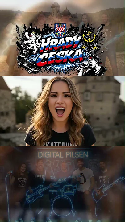 HRADY ČESKA 🛹 SKATE PUNK 🎸 Vzdělávací píseň