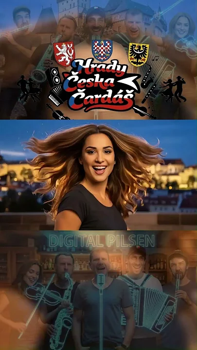 HRADY ČESKA 🎻 ČARDÁŠ 💃 Vzdělávací píseň s Google Earth Studio