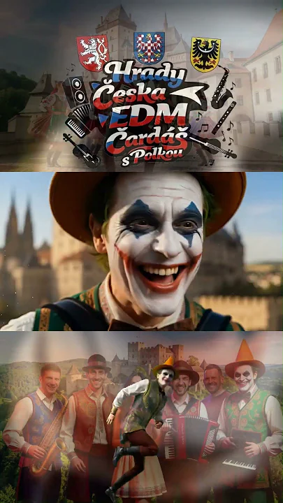 HRADY ČESKA 🎻 EDM ČARDÁŠ POLKA 💃 Vzdělávací píseň