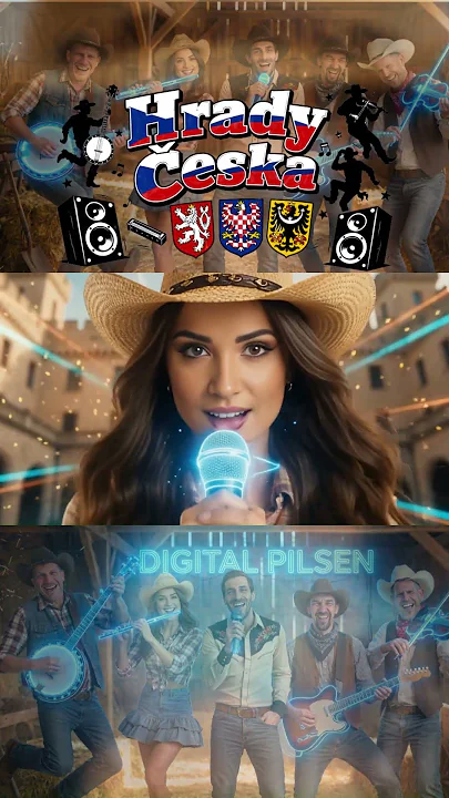 HRADY ČESKA 🤠 COUNTRY DANCE 🪕 Vzdělávací píseň