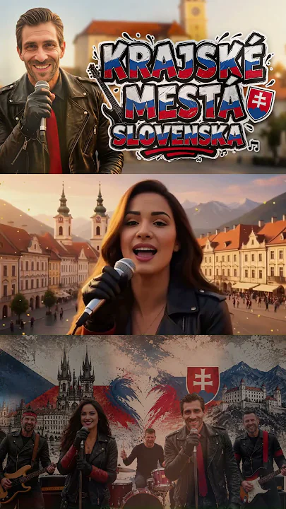 KRAJSKÉ MESTÁ SLOVENSKA 🎸 HARDROCK NUMETAL 🤘 Vzdelávacia pieseň