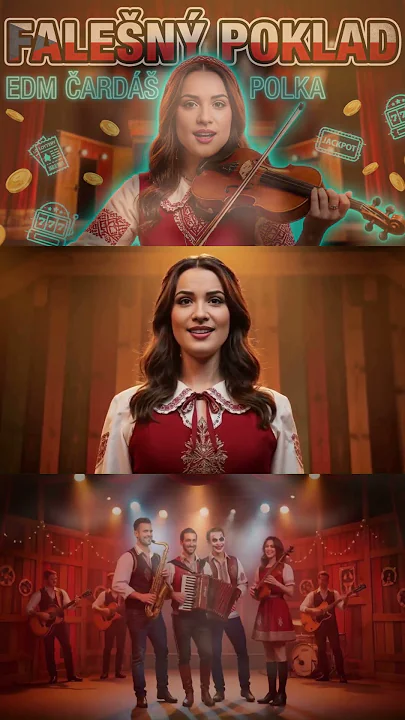 FALEŠNÝ POKLAD 🎻 EDM ČARDÁŠ POLKA 💃 Vzdělávací píseň od DIGITAL PILSEN