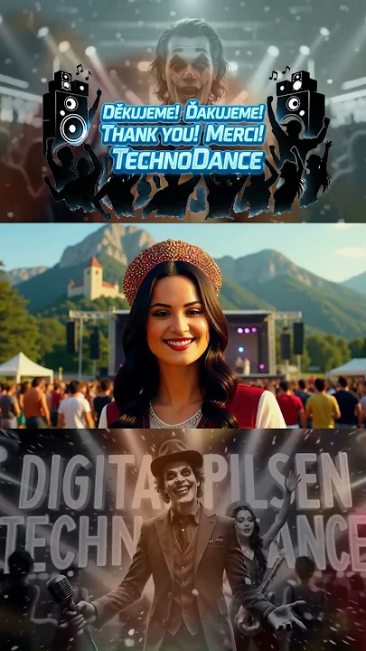 DĚKUJEME ĎAKUJEME THANK YOU MERCI 🎧 TECHNO DANCE 💥 Poděkování od DIGITAL PILSEN