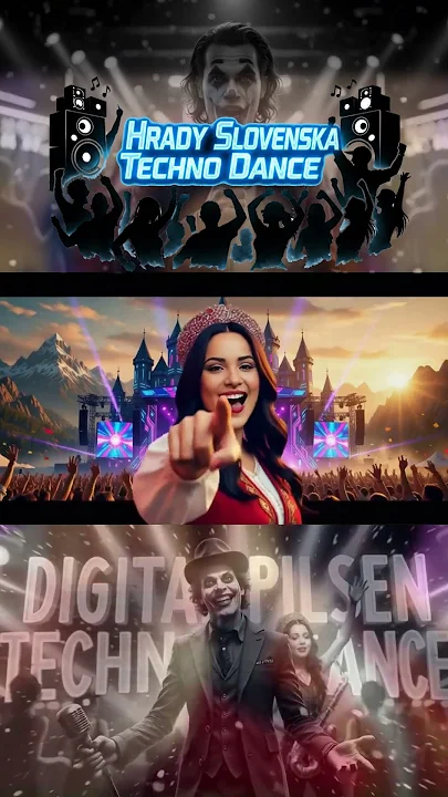 HRADY SLOVENSKA 🎧 TECHNO DANCE 💥 Vzdělávací píseň od DIGITAL PILSEN