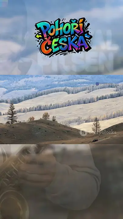 Pohoří ČeSKA | Edukativní Píseň | Invideo AI video s použitím reálných iStock