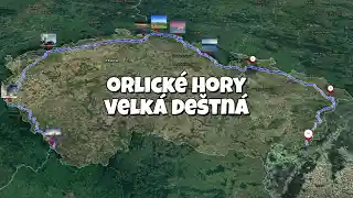 Pohoří ČeSKA – Rapová revoluce zeměpisu s mapou a dron views bez AI fantasy